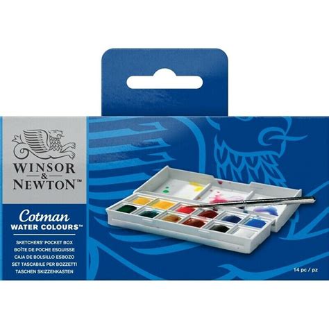 winsor and newton cotman watercolour metal sketchers box set|winsor and newton cotman pocket paint.